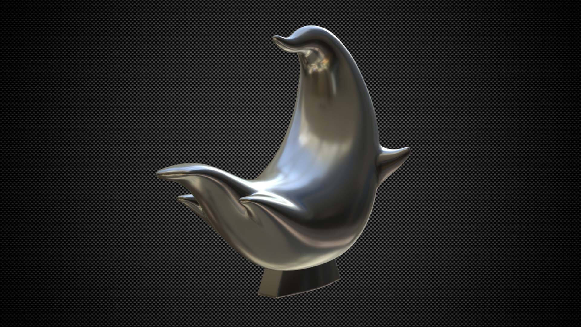 Ghostbusters Hood Ornament logo - 3D Model by 3d_logoman