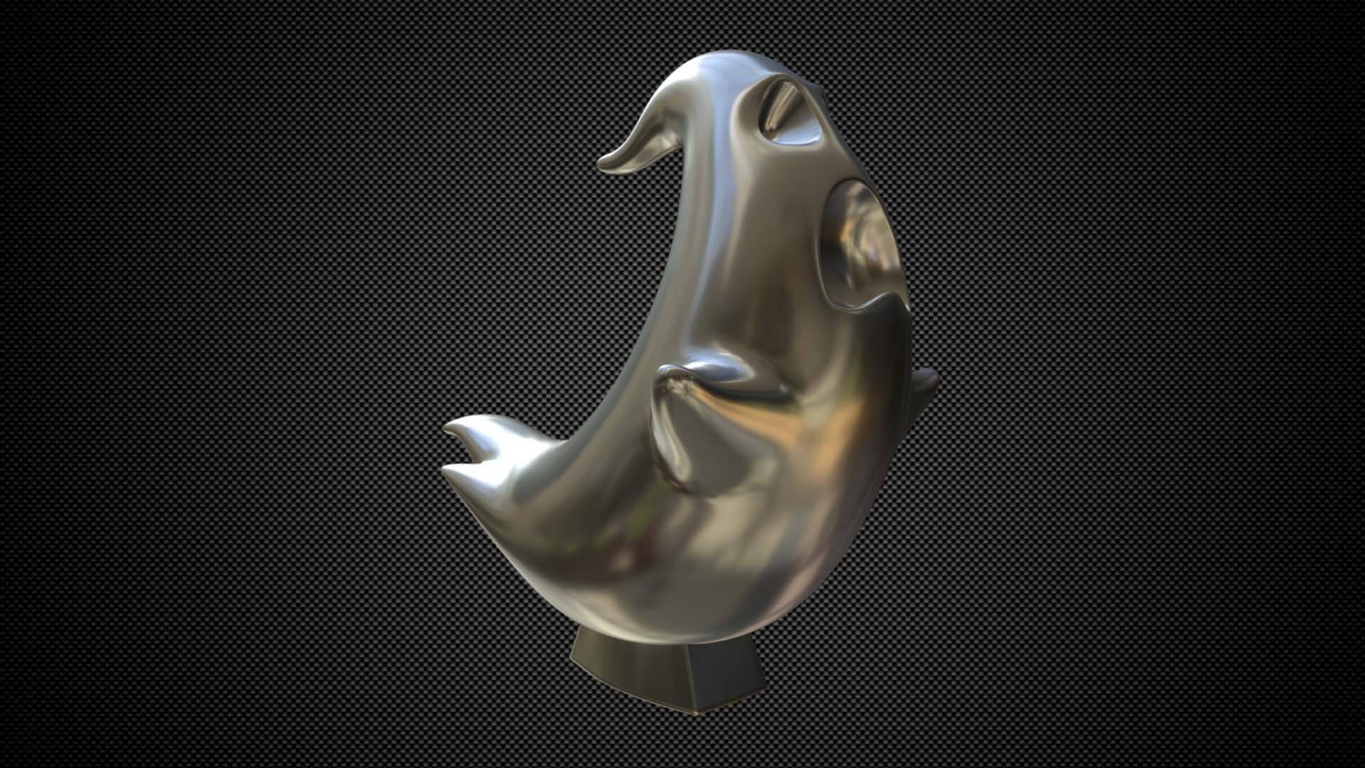 Ghostbusters Hood Ornament logo - 3D Model by 3d_logoman