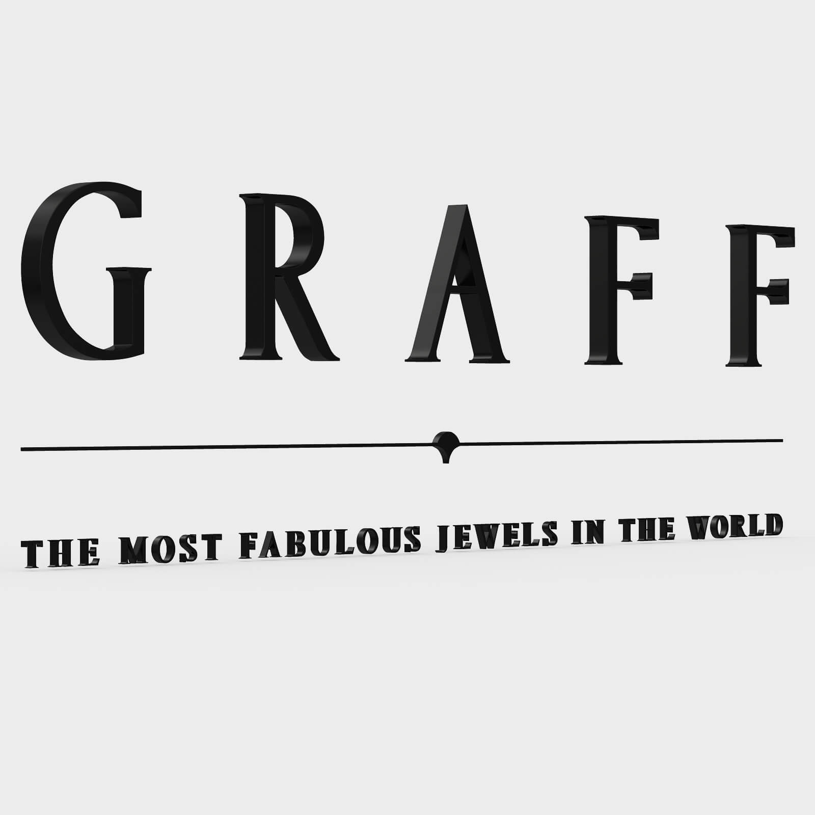 Graff Logo 3D Print Model by 3d_logoman