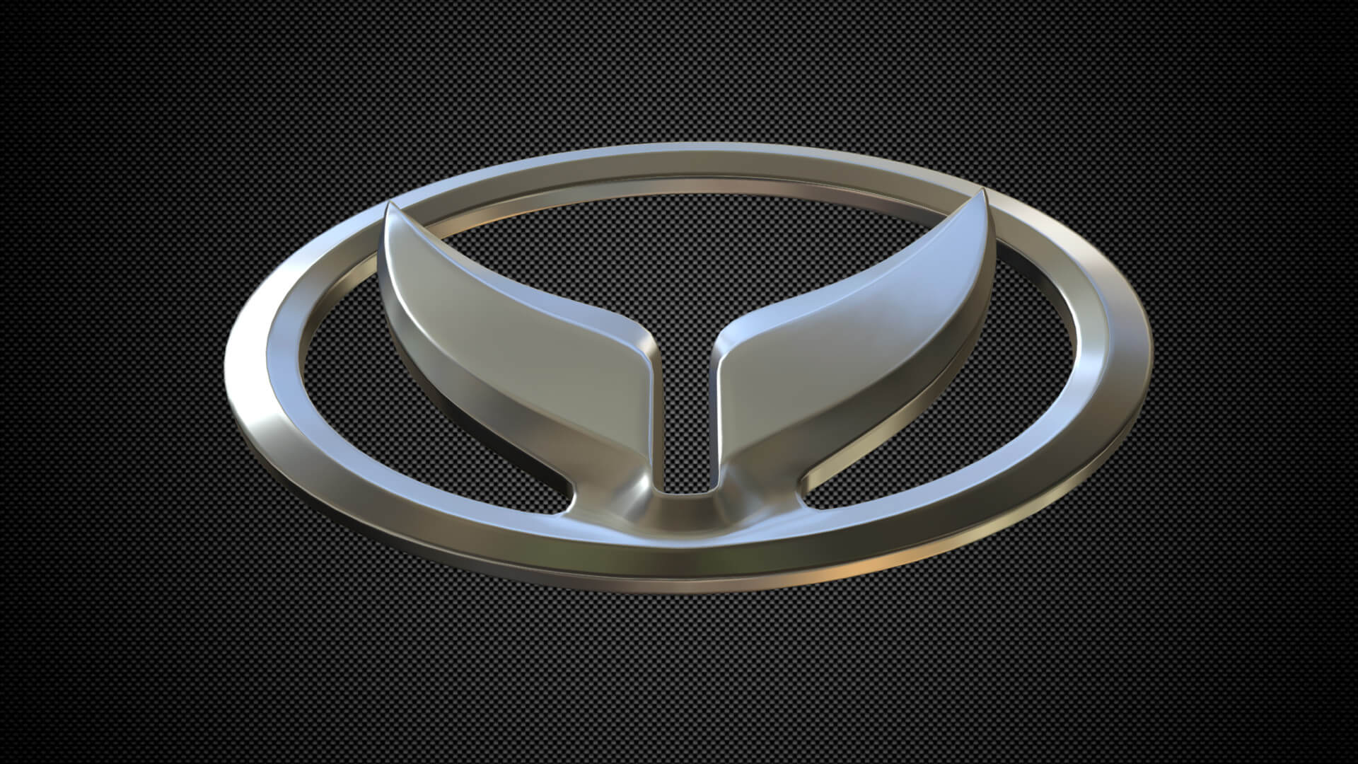 Huansu Logo 3D Model by 3d_logoman