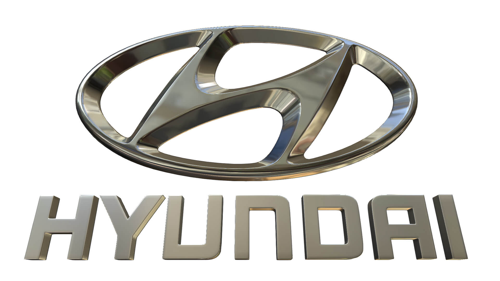 Hyundai Logo 3D Model by 3d_logoman