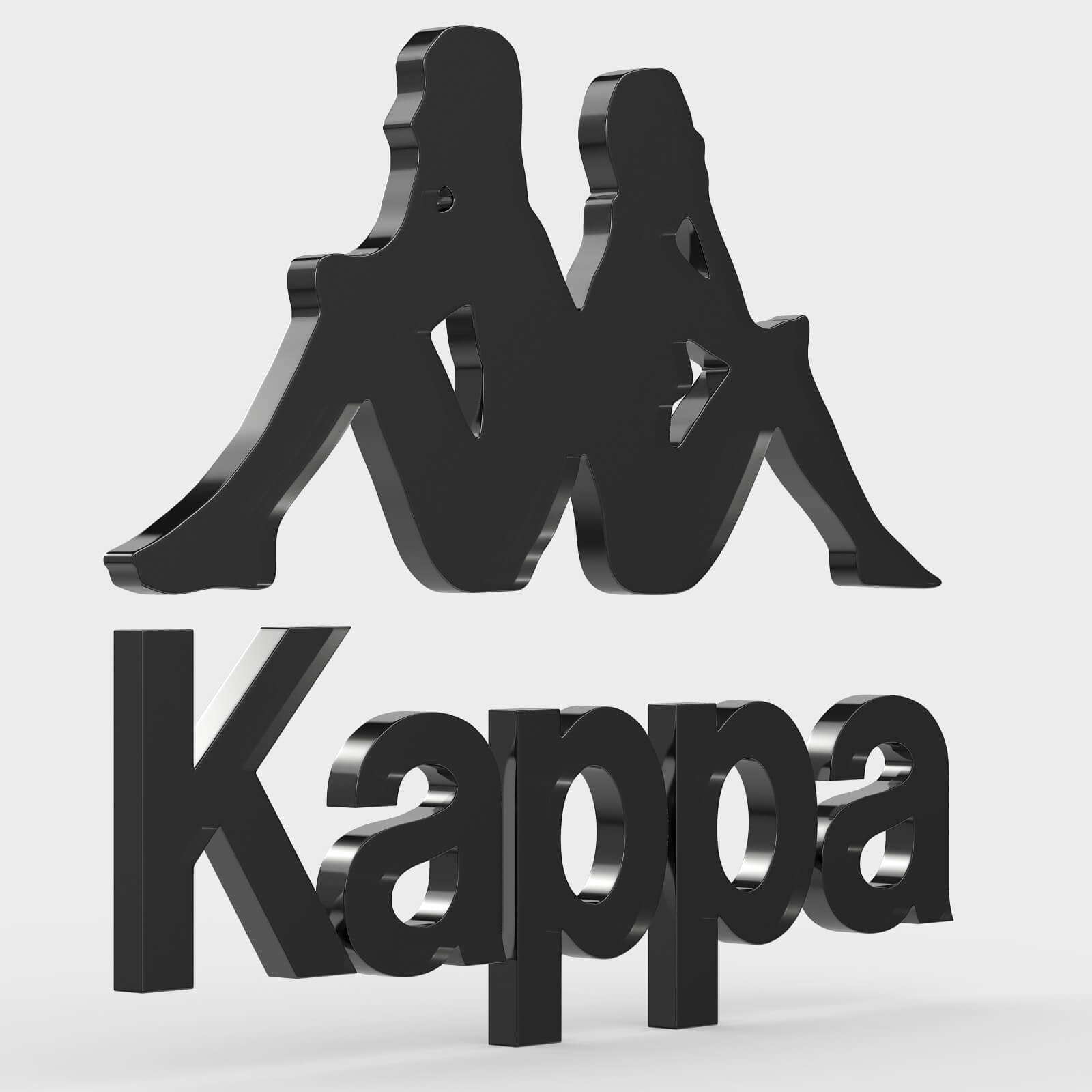 Kappa Logo 3D Print Model by 3d_logoman