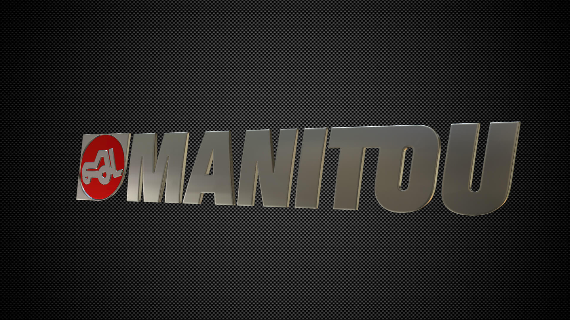 Manitou Logo 3D Model by 3d_logoman