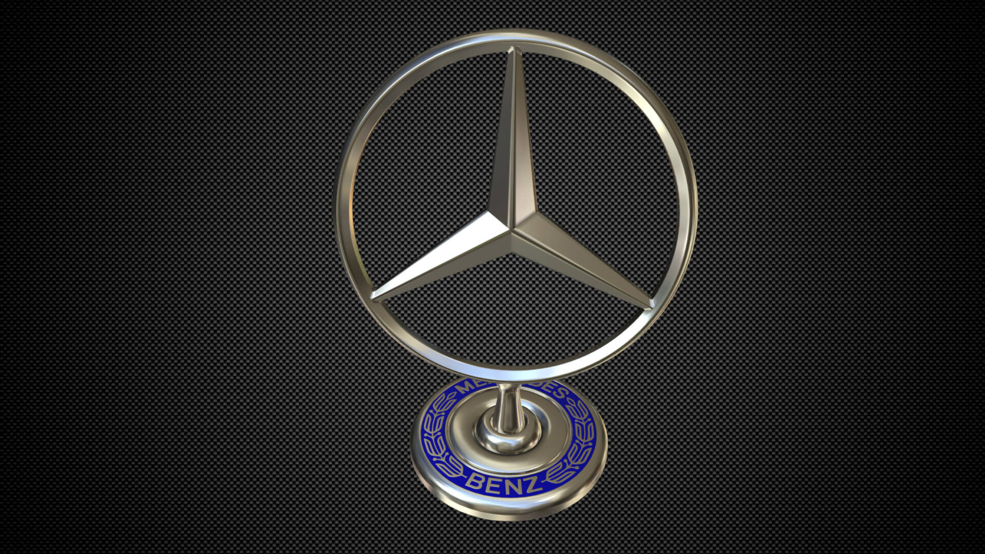 Mercedes Benz Logo - 3D Model by 3d_logoman