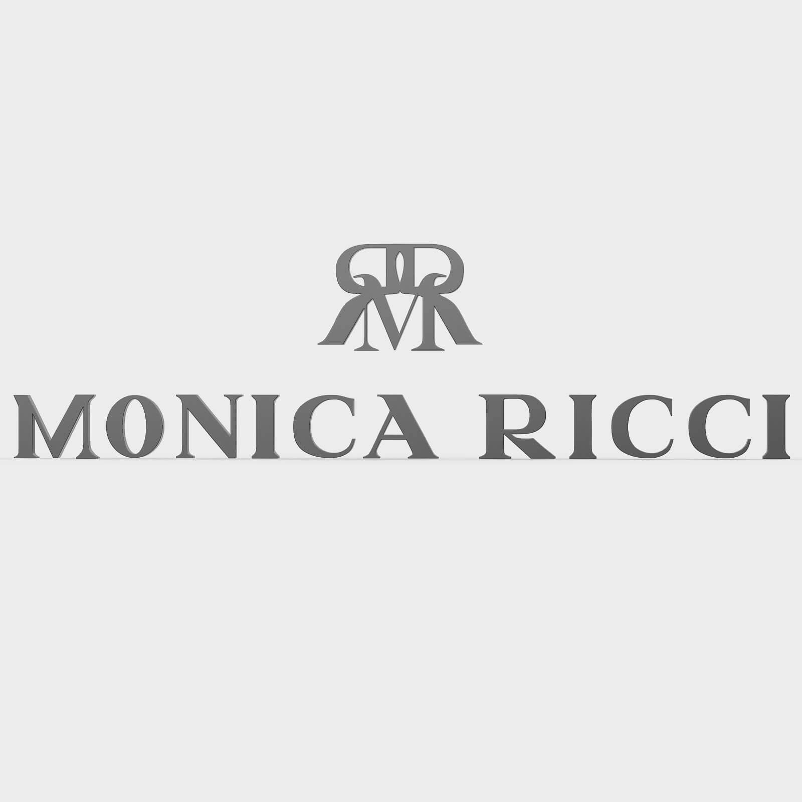 Monica Ricci Logo - 3D Model by 3d_logoman