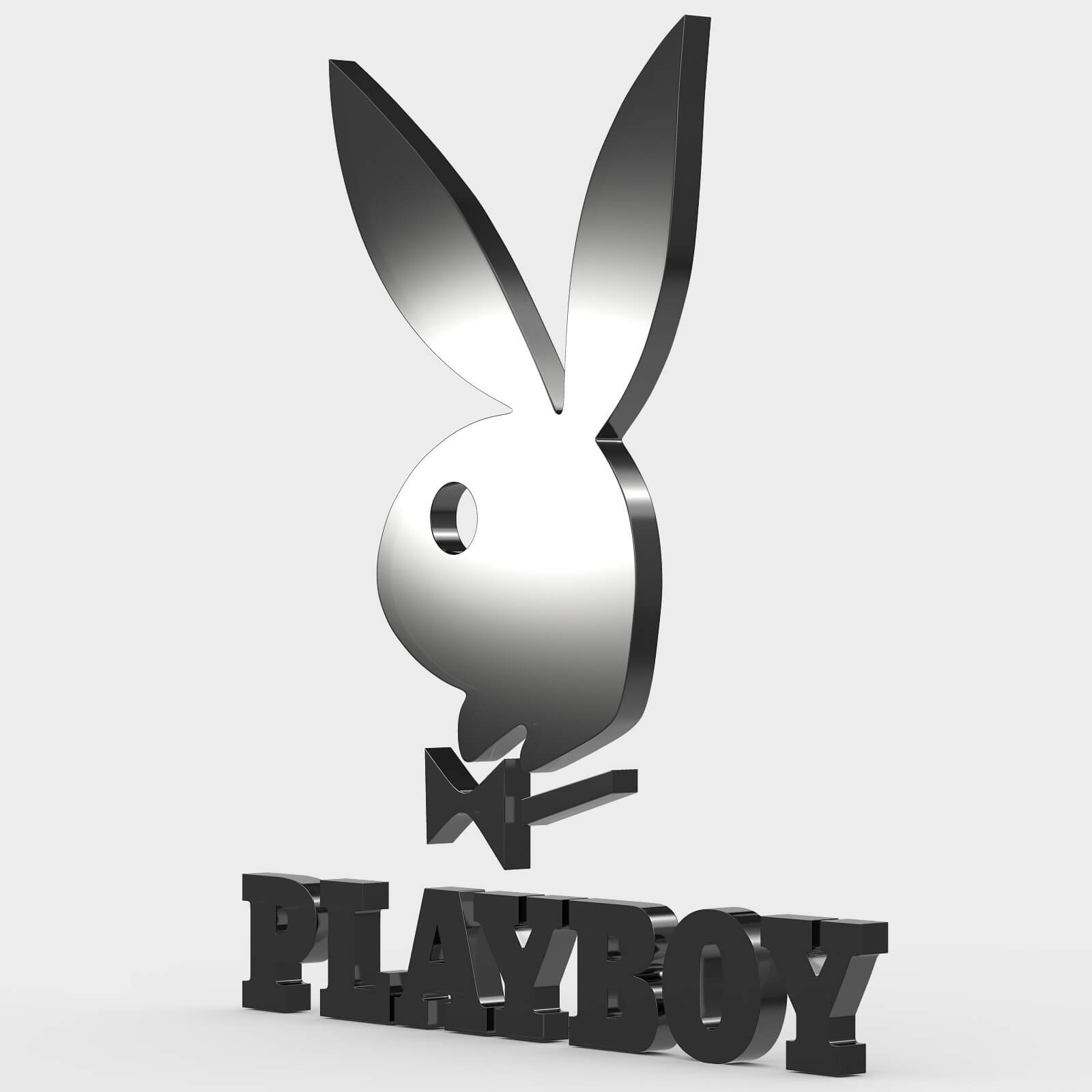 Playboy Logo - 3D Model by 3d_logoman