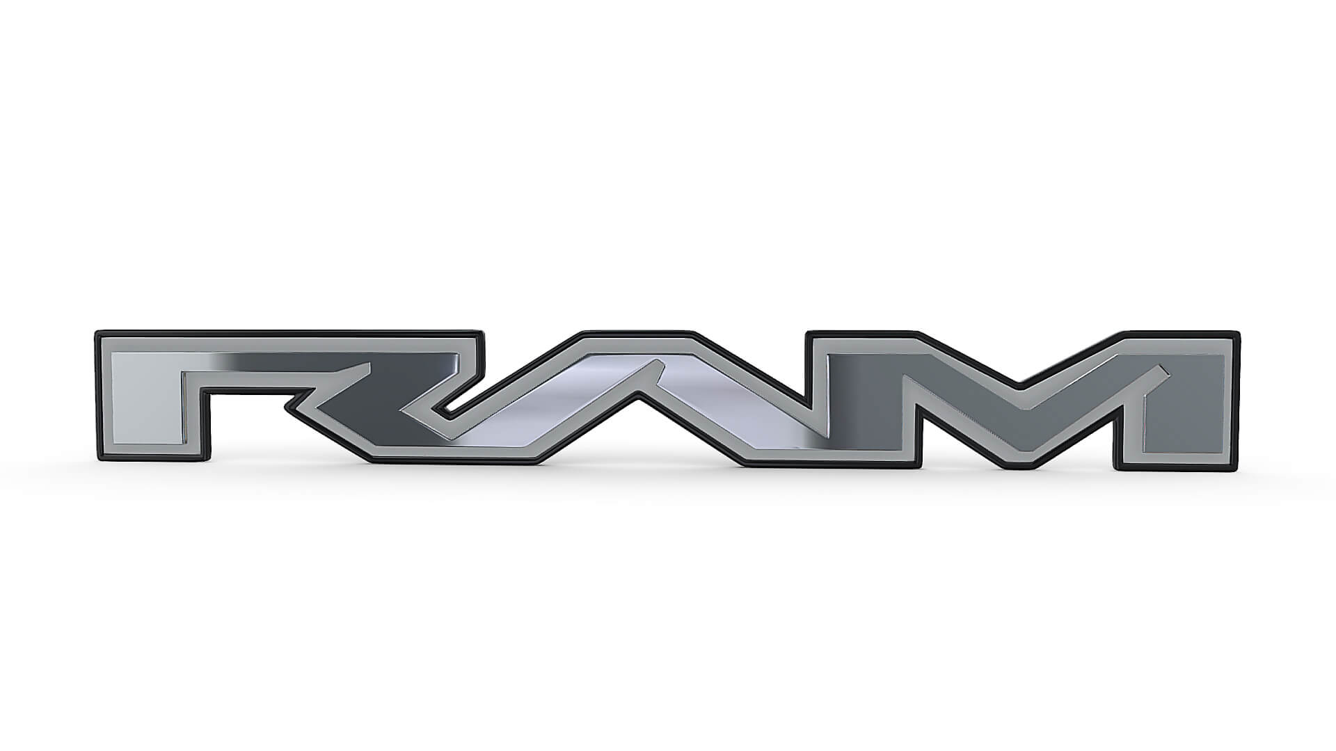 New Ran Logo Ram Dodge New Logo - 3D Model by 3d_logoman