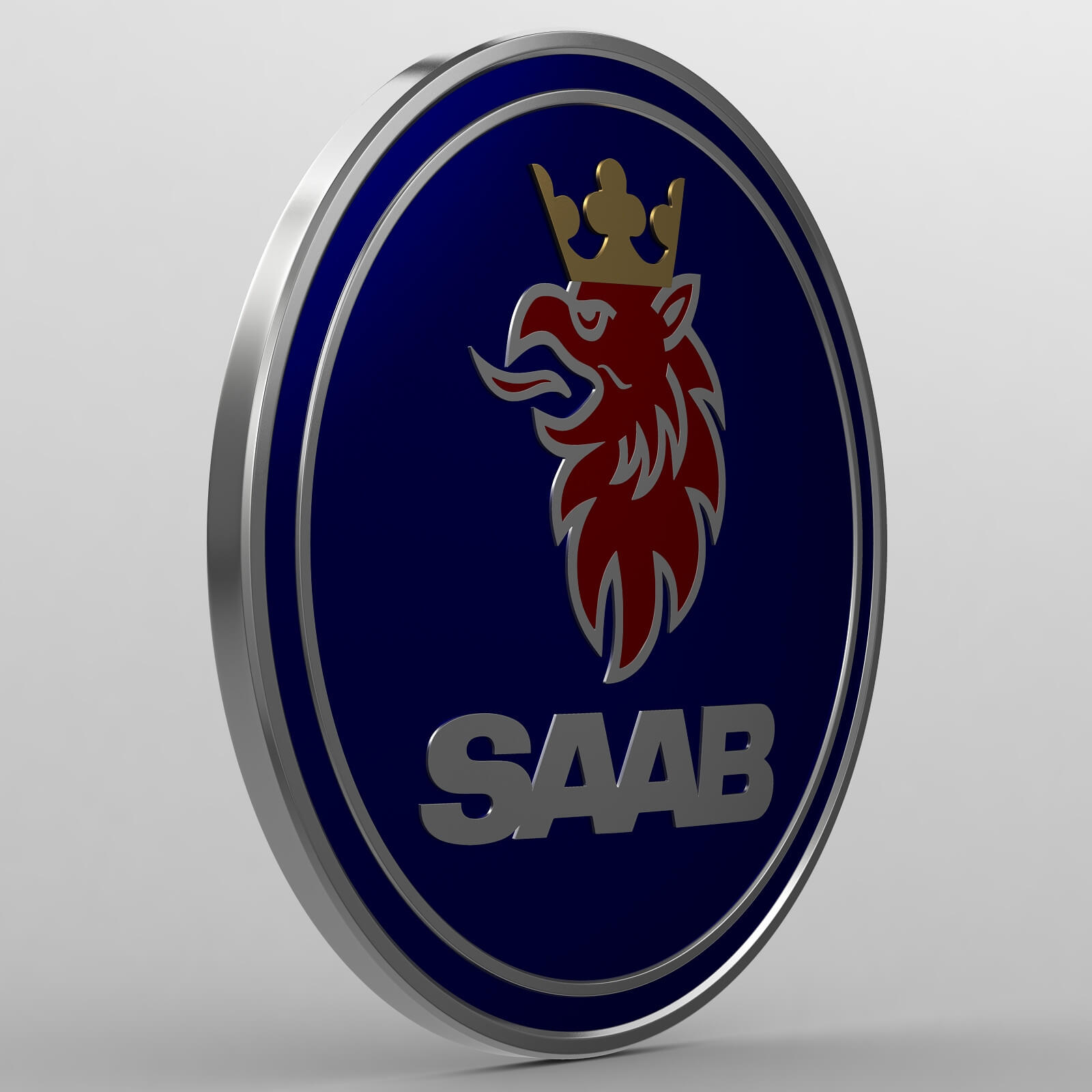 Saab Logo - 3D Model by 3d_logoman