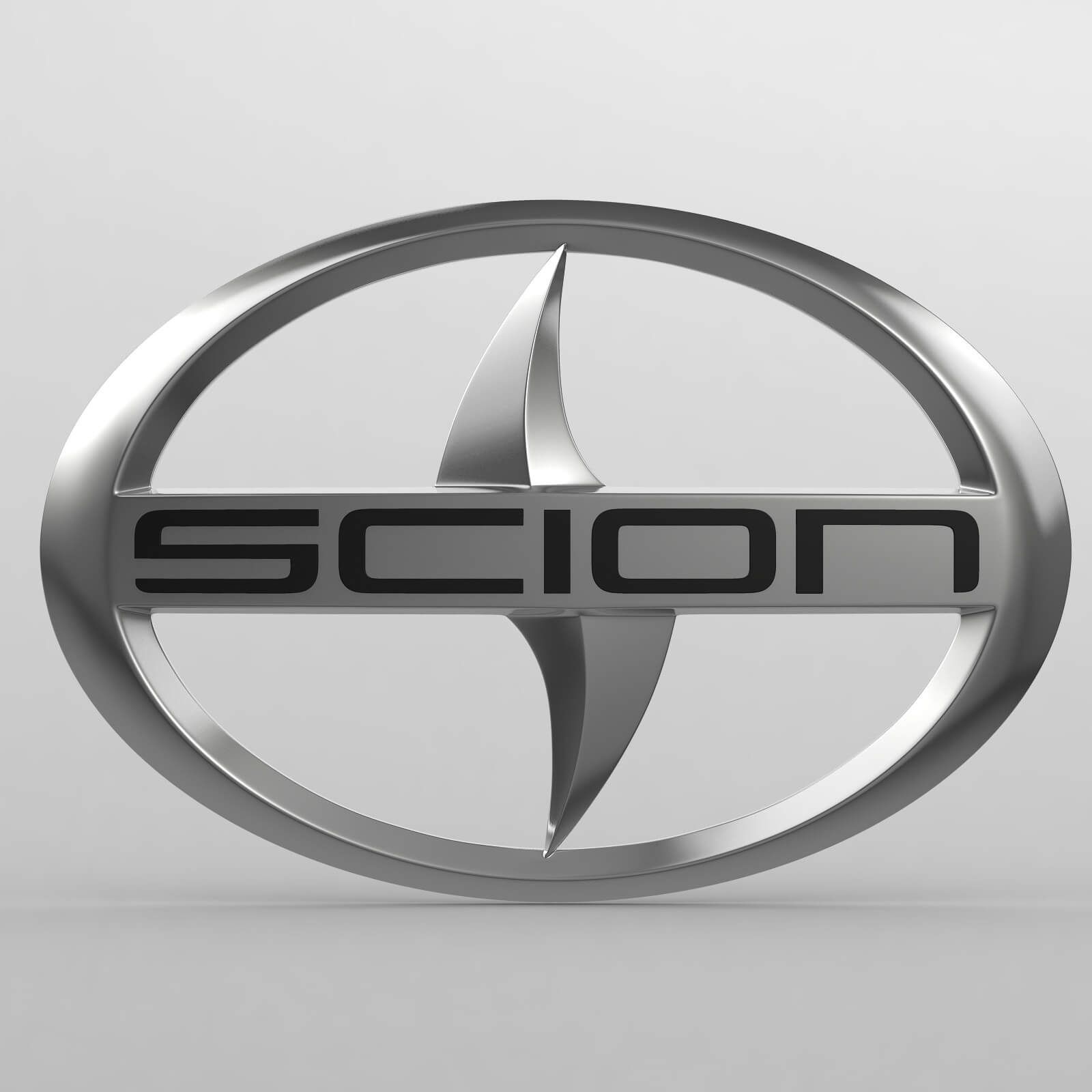 Scion Logo 3D Model by 3d_logoman