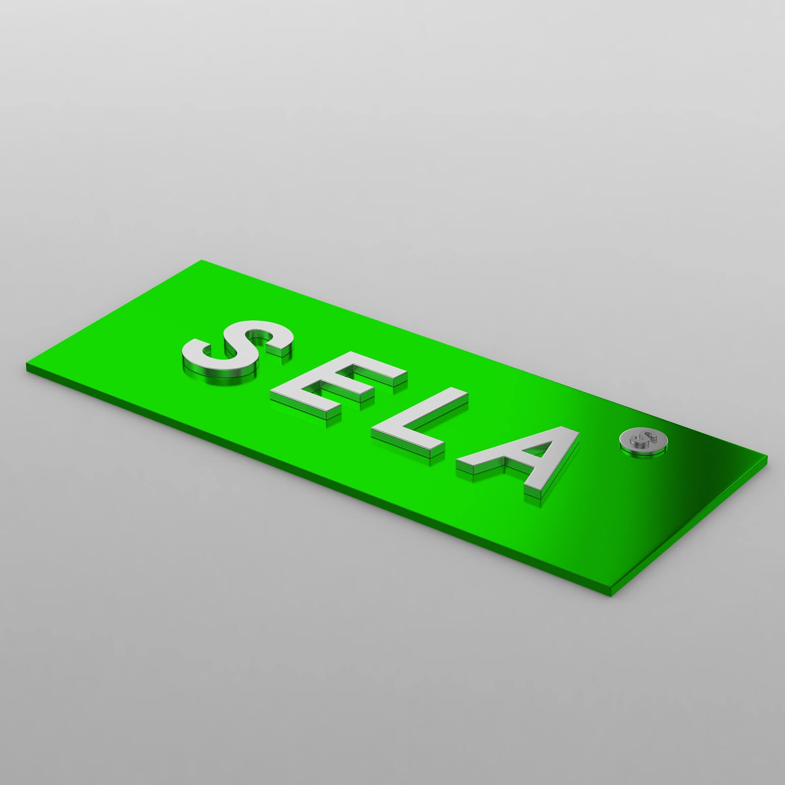 Sela Logo 3D Model by 3d_logoman