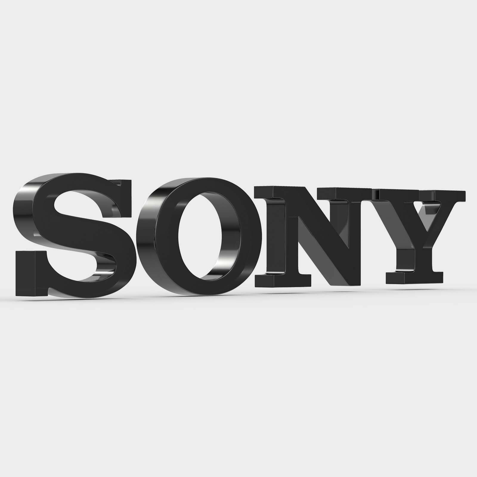 Sony Logo 3D Print Model by 3d_logoman