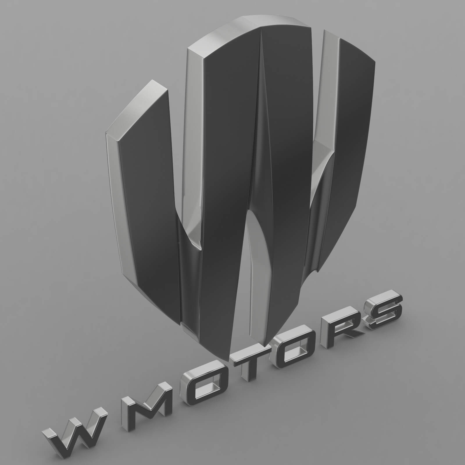 W Motors logo - 3D Model by 3d_logoman
