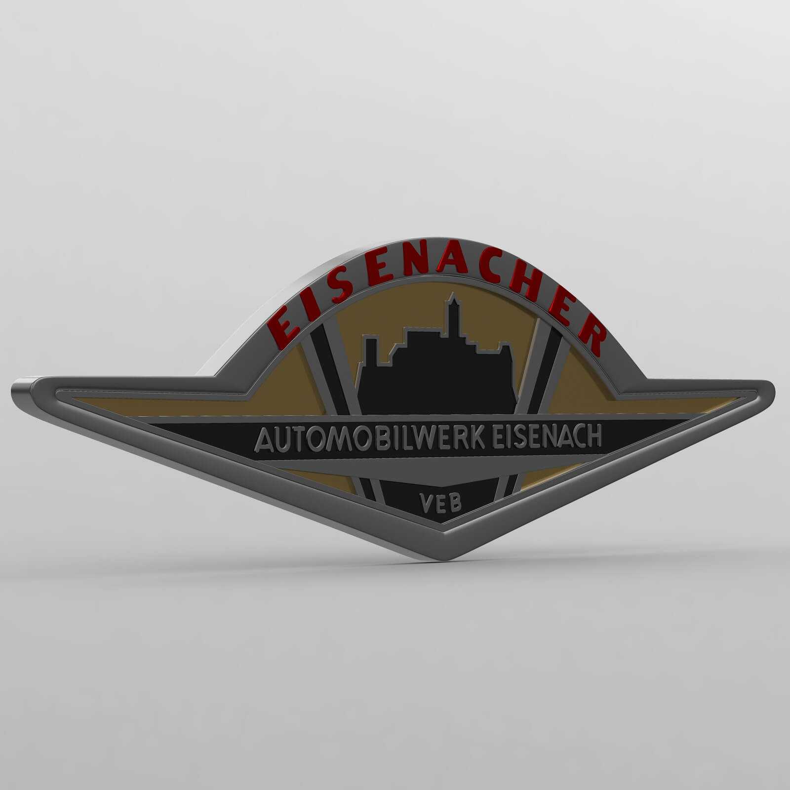 Wartburg Logo 3D Model by 3d_logoman