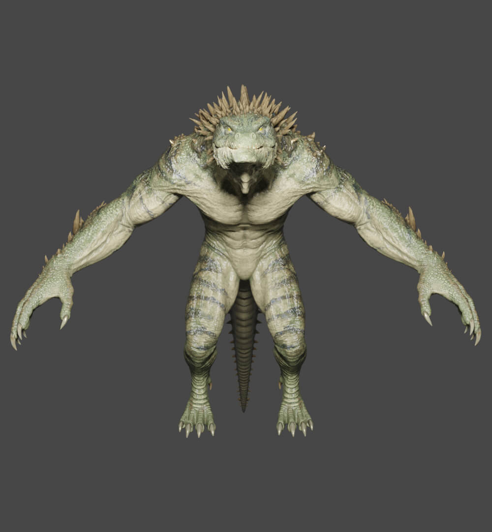 Lizard 3D Model by 3d_Services