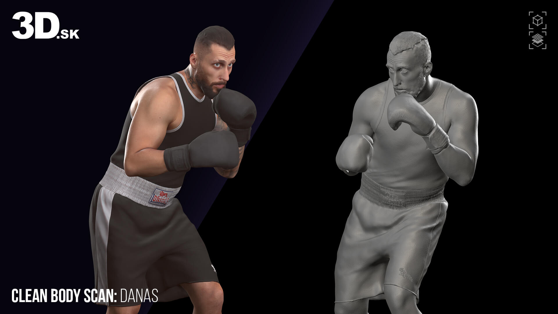 Cleaned Body Scan Danas Boxer - 3D Model by 3d-sk