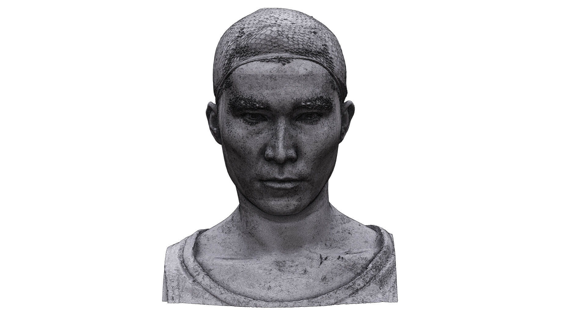 Raw Head Scan Hatsu Tanzan - 3D Model by 3d-sk