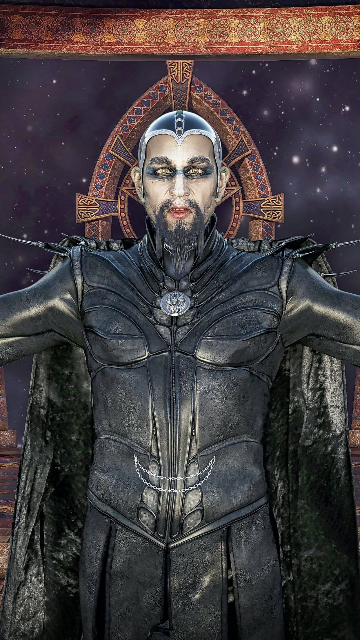 The Dark Wizard 3D Desktop HD Wallpaper