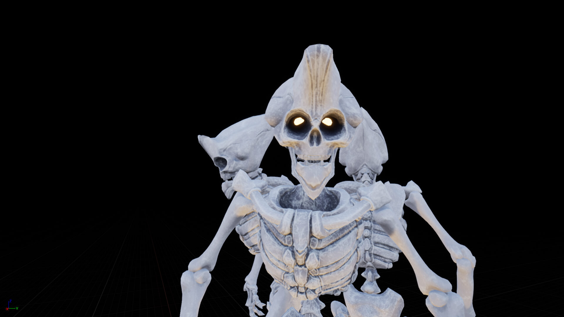 Skeleton race 3d model by 3dbeast