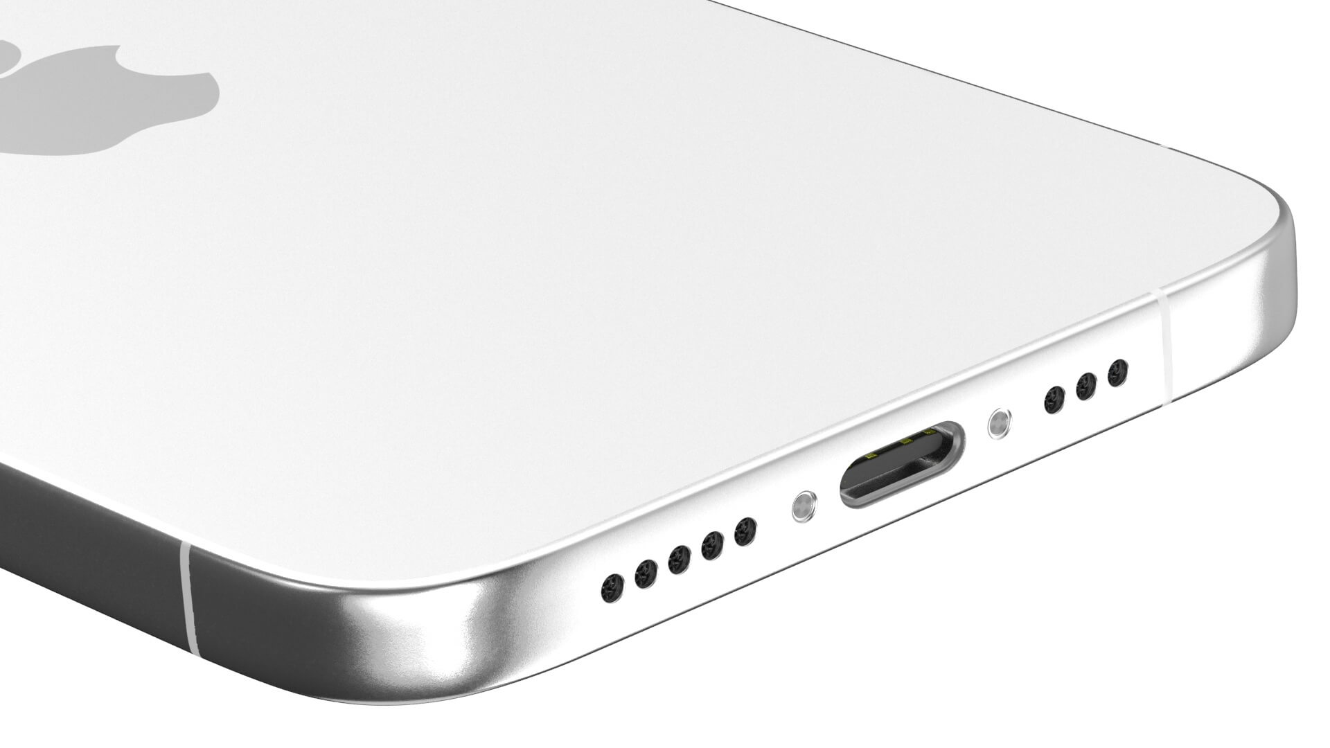 Apple iPhone 16 Pro White - 3D Model by 3dcharity