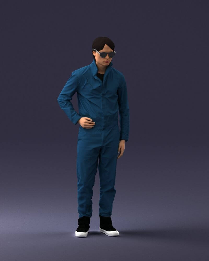 000072 Sci-Fi Man 0831 3D Model by 3DFarm 