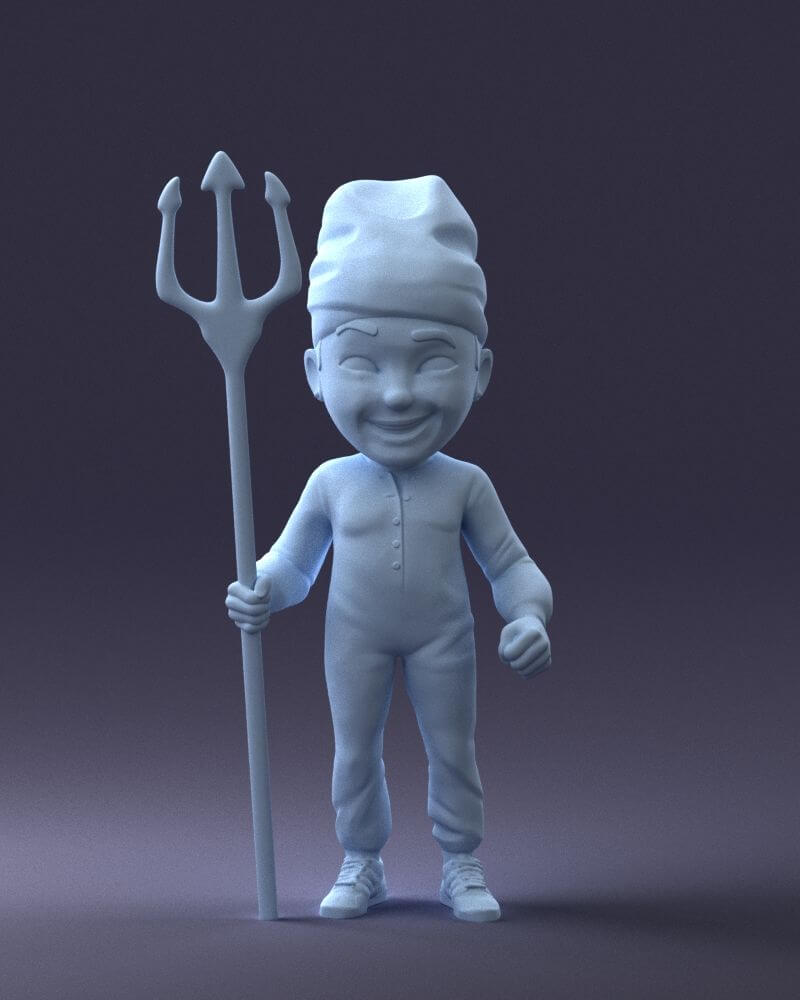 Sticker Boy (1013) - 3D Model by 3DFarm