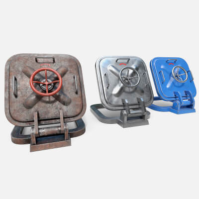 Hatch in Three Colors - 3D Model by 3DHEPECT