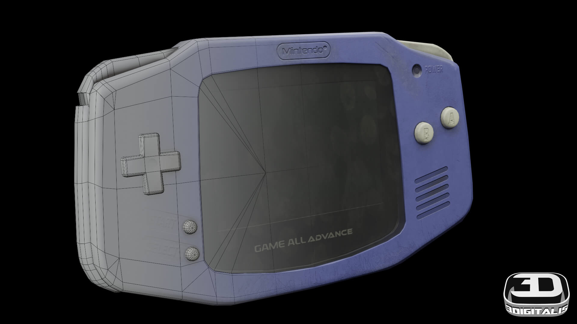 Gameboy Advanced Dimensions Logotipo De Nintendo Gameboy OLED Laminated Touch Screen For Game Boy