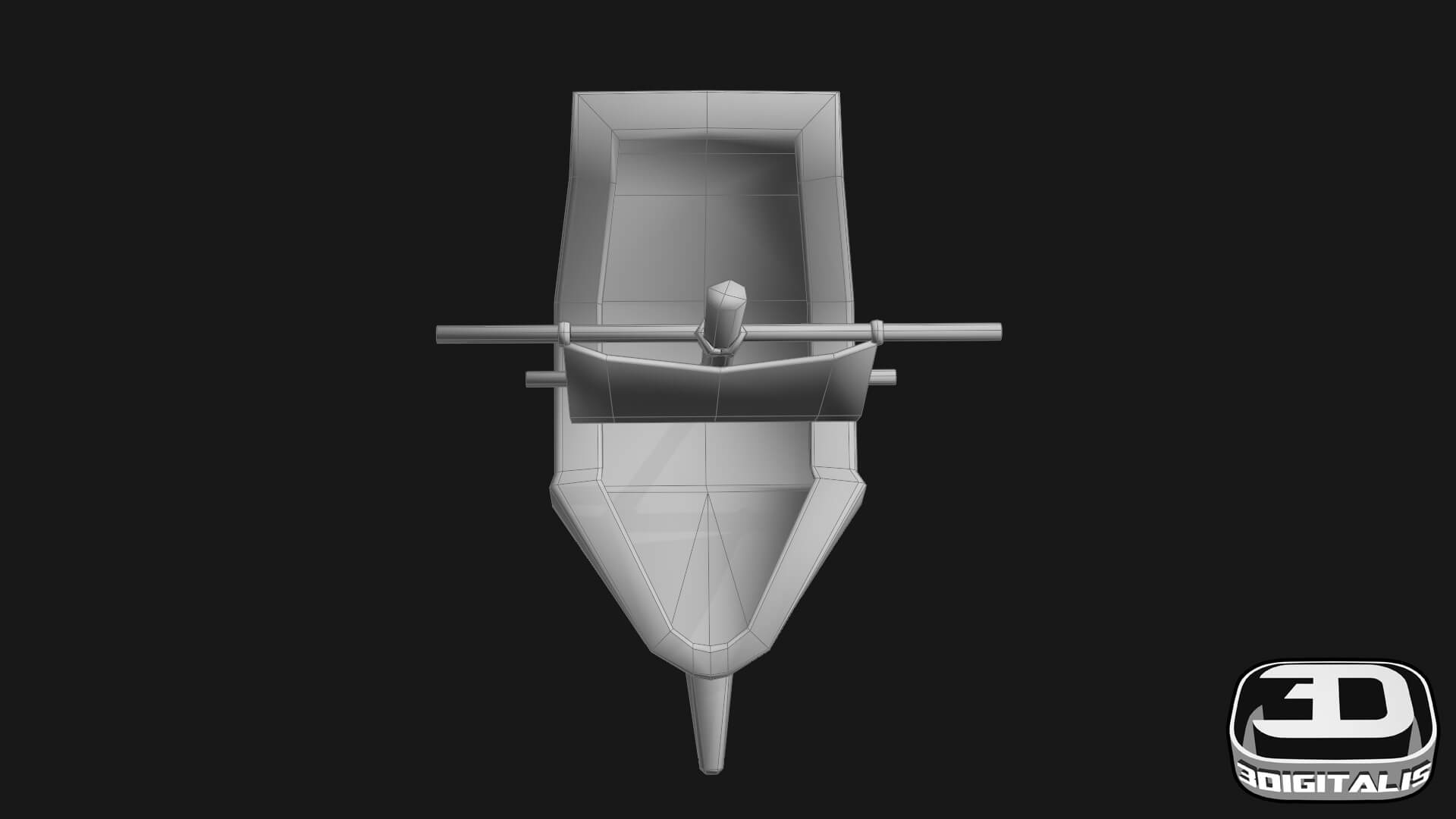 Stylized Pirate Ship Low Poly - 3D Model by 3Digitalis