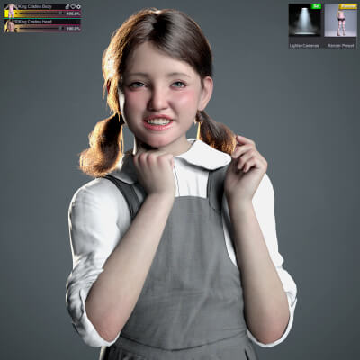 3DKing Cristina For Genesis 9