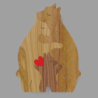 3D Print Bear Family
