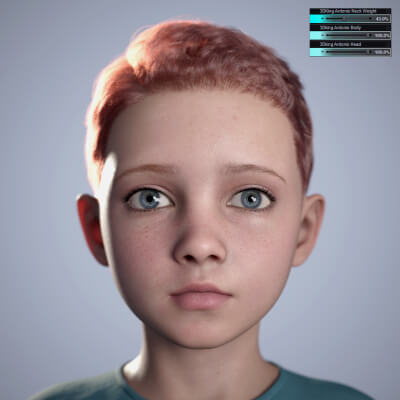 3DKing Antonio Morph for Genesis 9 by 3DKingX