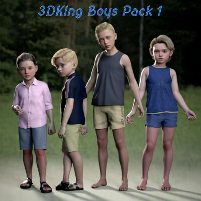 3DKing Boys Pack 1 by 3DKingX