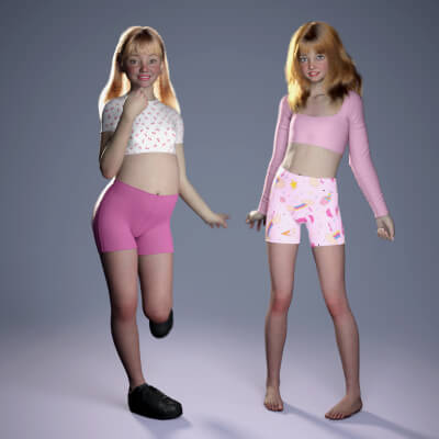 3DKing Catalina and Fiorella for Genesis 9