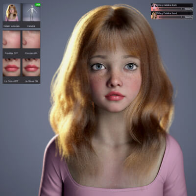 3DKing Catalina V2 Character for Genesis 9