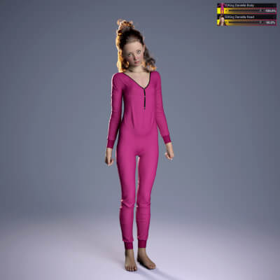 3DKing Daniella Character for Genesis 9 by 3DKingX