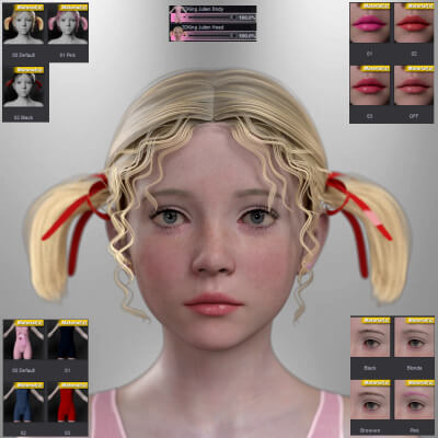 3DKing Julien Bundle For Genesis 9