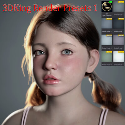 3DKing Lights and Render Presets 1