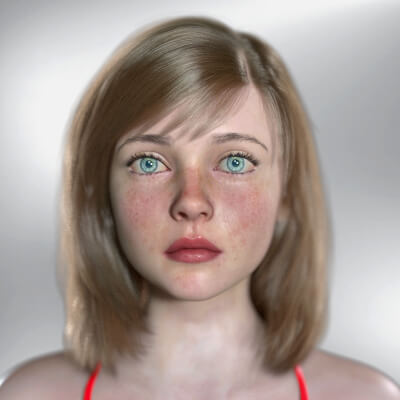 3DKing Louna Character for Genesis 8 Female