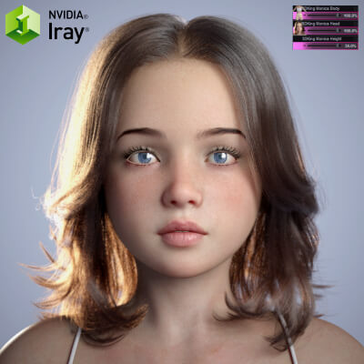 3DKing Monica for Genesis 8 Female
