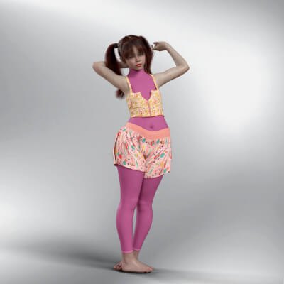 3Dking Nancy Morph for Genesis 8.1 Female