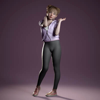 3DKing Nina Morph for Genesis 8 Female by 3DKingX