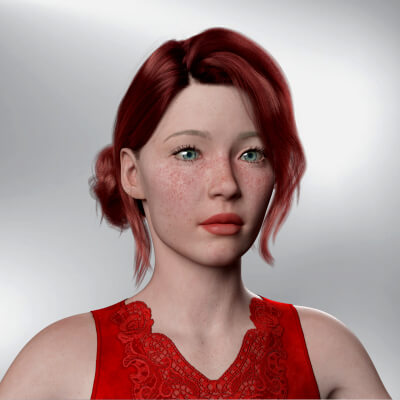 3Dking Rosa Morph for Genesis 8 Female