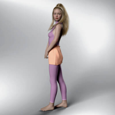 3Dking Sabrina Morph for Genesis 8 Female