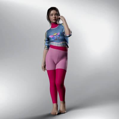 3Dking Sara Morph for Genesis 8 Female