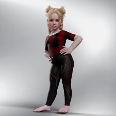 3Dking Vivien Morph for Genesis 9