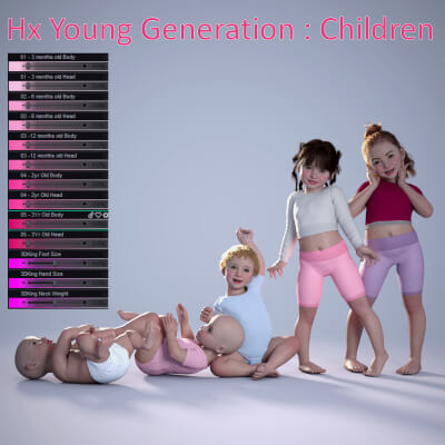 3DKing Young Generation - Children