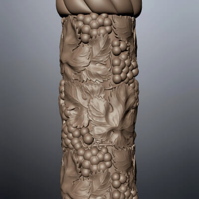 Grapes Column for CNC Milling