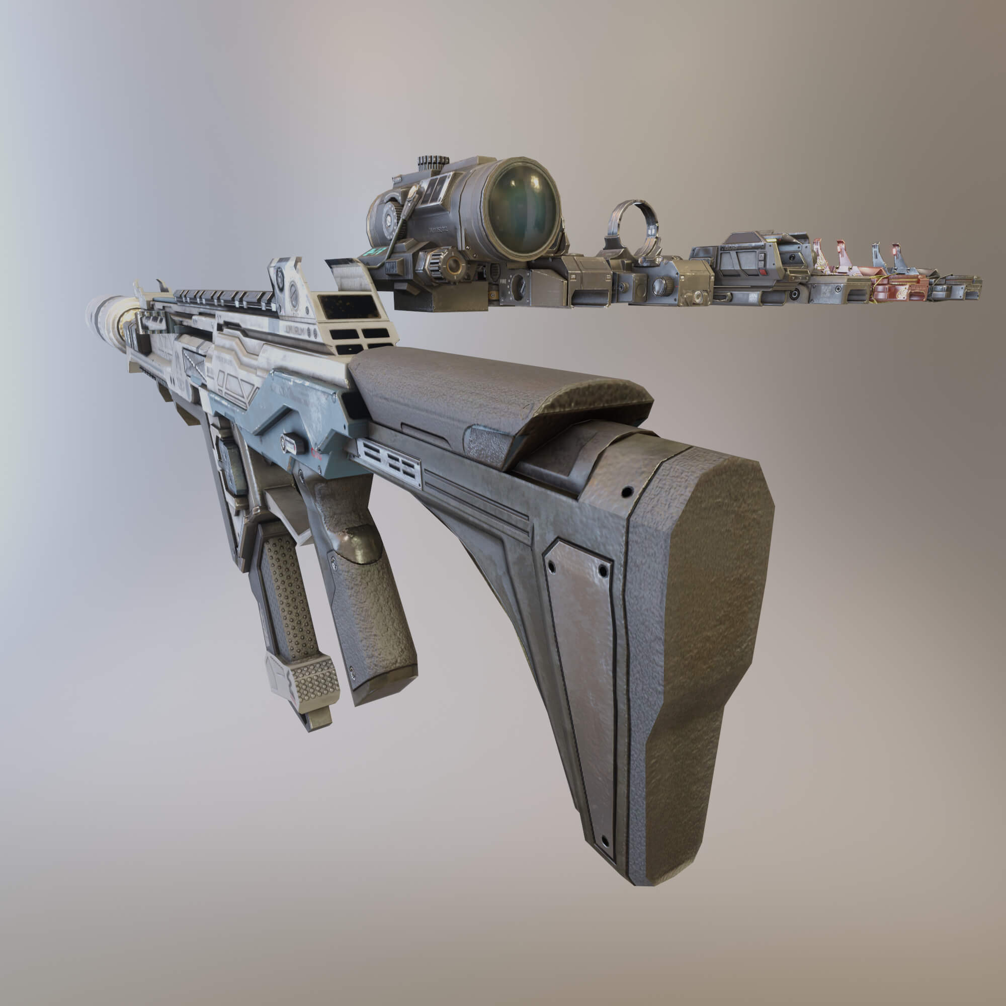 R-301 Carbine 3D Model by 3DLIQUAD