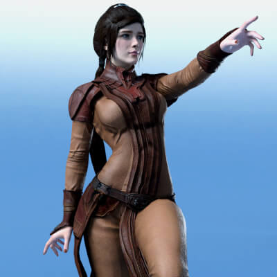 Bastila Shan for Genesis 8 Female by 3DLIQUAD