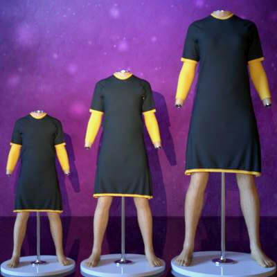 3DL dForce Lil Double Sleeve Dress G8F